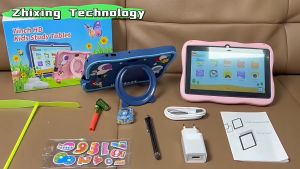 MATOUGUI - Tablet Android Anak Belajar Edukasi Mewarnai Game Permainan Layar 7 Inch RAM8GB+ROM256GB Baterai4000mAh Android15