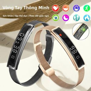 Vòng Đeo Tay Thông Minh Theo Dõi Sức Khỏe Thể Thao Dành Cho Nam Nữ Chống Nước Đo Bước Chân Theo Dõi Nhịp Tim Kiểm Tra Sức Khỏe Theo Dõi Giấc Ngủ Tương Thích Với Android Và iOS