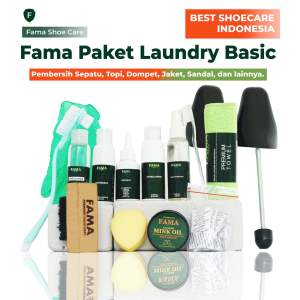 Fama Shoe Care - Paket Laundry Sepatu F1 - Paket Cuci Sepatu - Fama Shoes Cleaner - Shoe Cleaner
