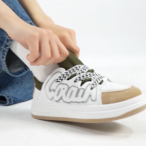 COROLLA Sepatu wanita hijau putih fashion trendy sepatu cewe casual coX3123307