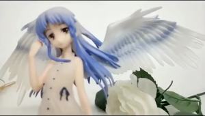 Bandai | Angel Beats Tachibana Kanade Anime Figure Wing Angel PVC Figurine Desktop Collectible Statue Ornament for Anime Fans
