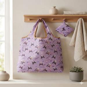 Foldable Reusable Shopping Bag | Large Capacity Eco Tote Bag | Lightweight Waterproof Grocery Bag | Portable Pocket Foldable Bag
