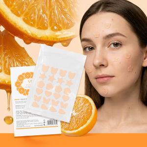 Laikou | LAIKOU Vitamin C Cover Pimple Patch 24 Patches Absorbs Impurities Evens Complexion Day & Night Use Acne Patches