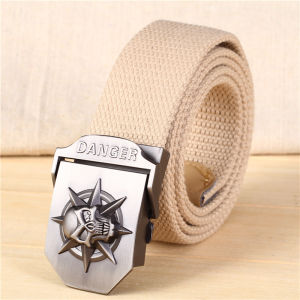 Tactical Dragon brand mens belt smooth buckle canvas belt casual work pants belt version trendy male student youth outdo