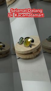 Kacamata Semi Rimless Sunglasses Fashion Terkini Pria & Wanita Free Gift - LJ226