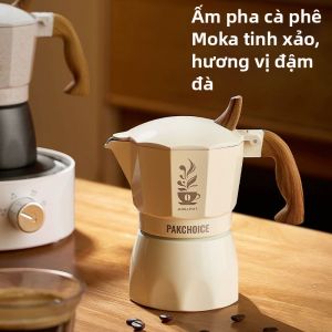 ZHUOLESHI | Ấm Pha Cà Phê Moka Mini Đem Đi