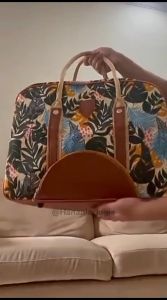 Tas Travel Bag Wanita - Tas traveling wanita - Tas pakaian mudik jumbo - Tas baju buat bepergian