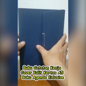 Buku Catatan Kerja Cover Kulit Kertas A5 & Buku Agenda (AGLT02)