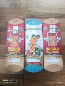 bungkus kebab warna  bahan craft murah ukuran 22x8/ukuran mini