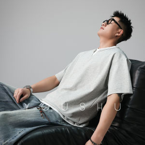 Summer New Fashion Brand Loose Round Neck T-Shirt