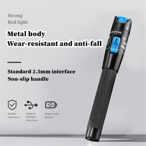 VFL Senter Laser Kabel Fiber Optik Visual Fault Locator 10KM 20KM 30KM  VFL 5mW 10mW 20mW 30mW 50mW Visual Fault Locator Fiber Optik Laser Senter  VFL 5-30mW / Senter Optik/ Visual Fault Locator FO/ Fiber Optic/ Optik [NON BATRAY]