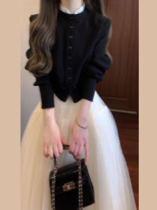 PEIZIXUAN | Elegant French-style White Dress for Petite 2026 Spring Fashion