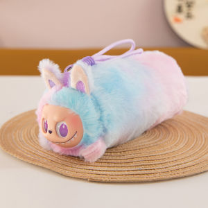 Túi Đựng Bút Hình Con Búp Bê Dễ Thương Labubu Thích Hợp Cho Mọi Lứa Tuổi Chất Liệu Vải Chống Thấm Nước Có Thể Gỡ Rời