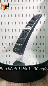 Điều khiển tivi Sharp remote tivi Sharp smart phím mềm hàng loại 1
