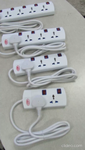 CTP Multi Universal Extension Socket 2/3/4/5Way Power Plug 2/5M with Surge Protector & Safety Switch for Home Office Use