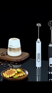 Máy Đánh Trứng Tạo Bọt Cafe 2 Đầu Sạc USB 3 Cấp Độ - Dụng Cụ đánh trứng tạo bọt cafe cao cấp