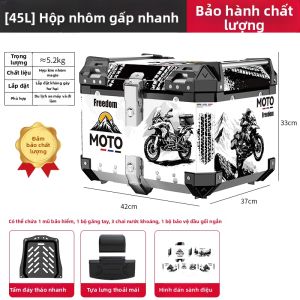 YESMAX | Hộp Lưu Trữ Chống Nước Chống Sốc Mở Nhanh 45L