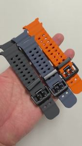 Marine Band For Samsung Galaxy Watch 8 Classic 46mm Smartwatch Watchband For Galaxy Watch8 44mm 40mm Silicone Strap Bracelet
