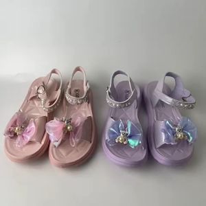 30239 - Sendal Tali Anak Perempuan Model Pita Mutiara Bear Import BISA COD