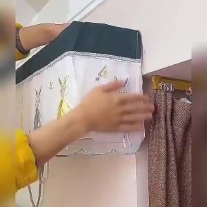 Air Conditioner Dust Cover Anti-dust Wall Mounted Protector Air Conditioning Covers Washable Home Textil Protective Bags【SMQ】