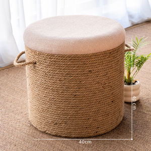 LIYUDAO | Rugged Wooden Rope Stool