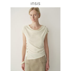 INSIS FEMME | Chinese Style Side Slit Flutter Sleeve Long Sleeve Tunic Suit