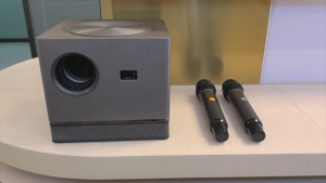 A15 4k Ultra HD 1080P Karaoke Projector With Wireless Microphone Office Education Outdoor Party KTV Home Theater 投影仪