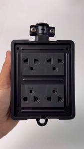 NANO บล็อกยาง 2x4 / 4x4 (เฉพาะบล็อก) 3680W เต้ารับ มอก. ทนทาน สำหรับงานหนัก