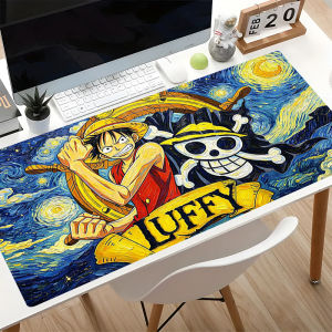 Bandai | New Anime Mouse Pad Smooth Gamer Desk Mat XXL Gaming Computer Desk Mat one piece luffy Extended Mousepad Popular keyboard pads