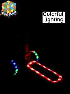 Kids Scooter Skuter lipat Skuter Anak perempuan skuter lipat Scooter Skuter Musik Bangku Lampu