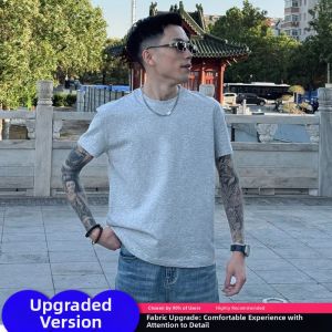 Cool Premium Slim Fit American Street Smart Versatile T-Shirt Short Sleeve