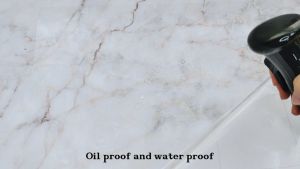 Plastic Oil Proof Wall Sticker Wallpaper Kitchen Backsplash Wall Protector Clear Sticker Waterproof Heat Resistantfor Kitchen Dining Room