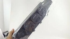 Terminal Stop Kontak Arde Penutup Waterproof Hitam Anti Air Stopkontak Tahan Air 4 Lubang