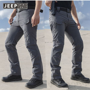 Jeep Spirit 1941 estd mỏng mùa hè ngoài trời Nhanh Khô Quần túi hộp nam leo núi phí đi bộ đường dài quần Câu cá chống gió không thấm nước đàn hồi nhanh khô