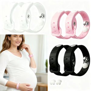 Morning Sickness Relief Wristbands Motion Sickness Bands Sea Sickness Wristbands for Cruise Travel Nausea Relief of Queasiness