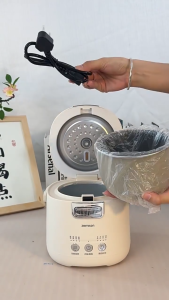 Zemkon 1.2L Mini Rice Cooker for Single/3-Person Household Use Steams and Cooks Rice Non-stick Titanium Inner Pot Cooks Rice/Keeps Warm电饭煲-COD