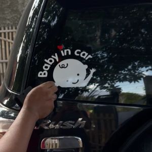 Stiker Mobil Kaca Depan Belakang Baby In Car Cutting Sticker Variasi Asesoris Termurah Terlaris