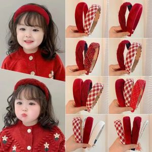 Mũi Băng Ruy Băng Đỏ Phong Cách Mới Năm 2024 Phụ Kiện Tóc Lễ Hội Giáng Sinh Cho Phụ Nữ Và Trẻ Em Không Bó Sát