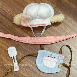 Bộ Đồ Mặc Giả Vờ Nấu Ăn Dễ Thương Cho Búp Bê Mini Bộ Trang Phục Đầu Bếp Và Khăn Quàng Cổ 10cm Bộ Đồ Chơi Giáo Dục Cho Trẻ Em