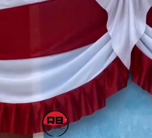 Bendera Merah Putih Gelembung Istana | Gedung | Sekolah | Rumah 10 Gelombang 8 Meter 4 Meter 5 Gelombang Kualitas Premium