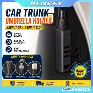 HLINKEY 2PCS Car Umbrella Holder Non-drilling Foldable Umbrella Storage Box for Trunk Universal Car Drainage Vent Car Door Waterproof Umbrella Organizer