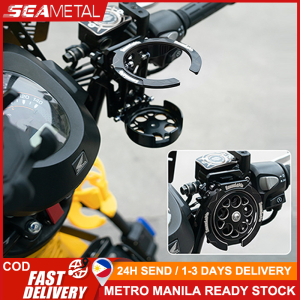 SEAMETAL Motorcycle Cup Holder Foldable CNC Anti-Vibration Plastic Water Bracket Kettle Holder