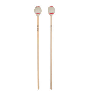 IRIN | IRIN 2 Chiếc Dùi Đàn Marimba Có Tay Cầm Bằng Gỗ Phong Phụ Kiện Bộ Gõ Bằng Len Trắng/nâu Cho Chuông Xylophone Glockenspiel