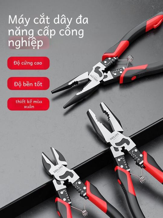 Bộ Kéo Thép Delixi Dành Cho Thợ Điện Bộ Kéo Thép Rắn Dùng Cho Gia Đình ...