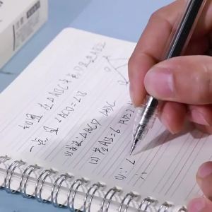 M&G | M&G Stationery Gel Pen Black 0.5 mm ST Nib Transparent Barrel Second Dry PenStudent Exam Signature Pen