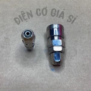 [ SIÊU RẺ ] Đầu Nối Dây Máy Nén Khí - Đầu Đực Và Cái Phụ Tùng Cho Máy Nén Khí LOẠI TỐT