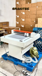2in1 G5070 Mesin Cutting Sticker Flatbed Double Holder Cutting & Creasing Grakitec