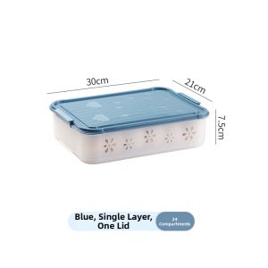 Transparent Compartmentalized Egg Storage Box