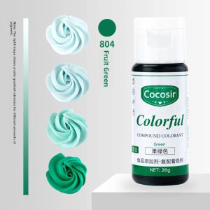 20-Color Edible Gel Pigment Food Grade Color Mixing Water-Based Baking Birthday Cake Cream Piping Special 26ml