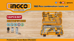 INGCO 182PCS COMBINATION TOOL SET | HKTHP51828